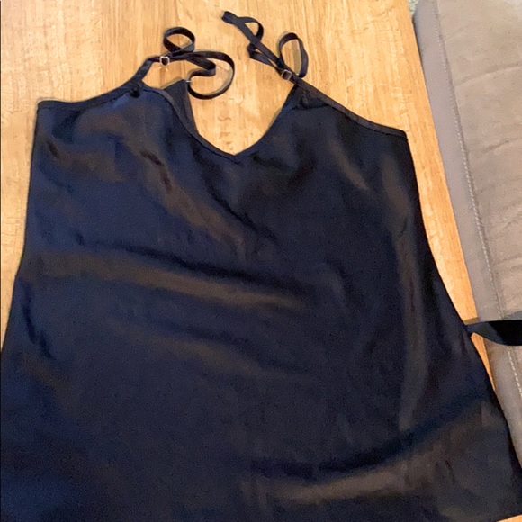 Black satin top - Picture 1 of 1